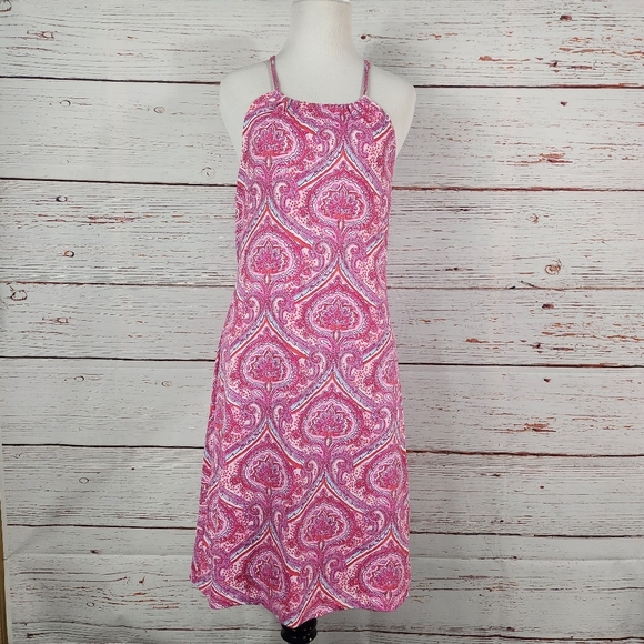 J. McLAUGHLIN Pink Halter Dress (XS) - Picture 1 of 5